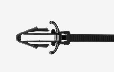 4" Winged Push Mount Cable Ties