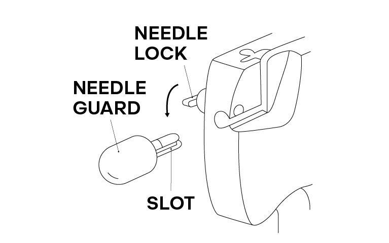 INSTALLING AND REMOVING NEEDLES