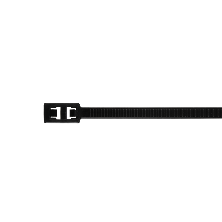 7.5 Inch Double Headed Black Cable Tie