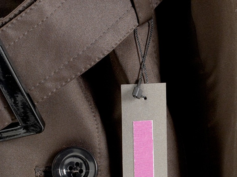 StringTach Fastener on Luxury Coat